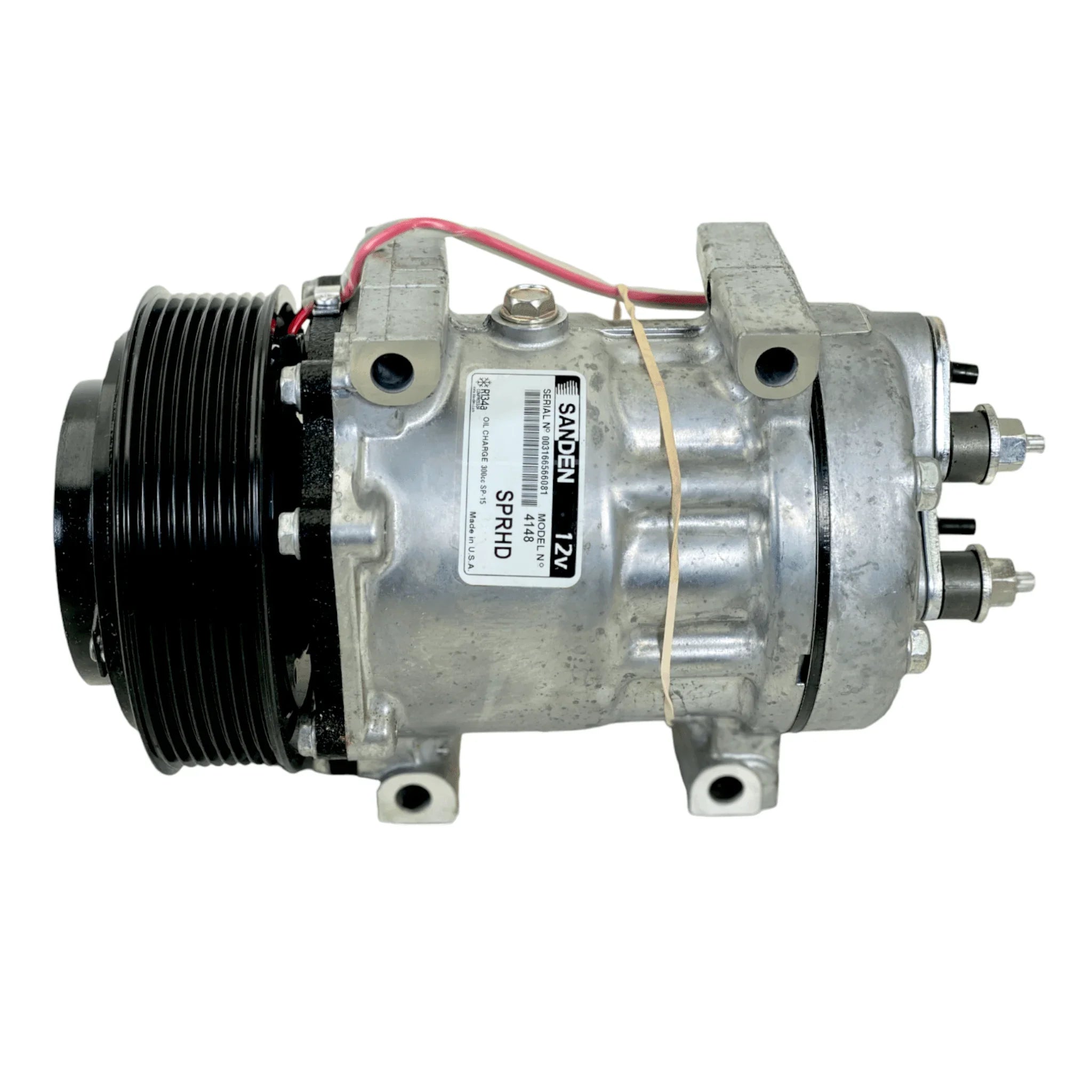 54148 Genuine Sanden AC Compressor 12V for Kenworth Peterbilt