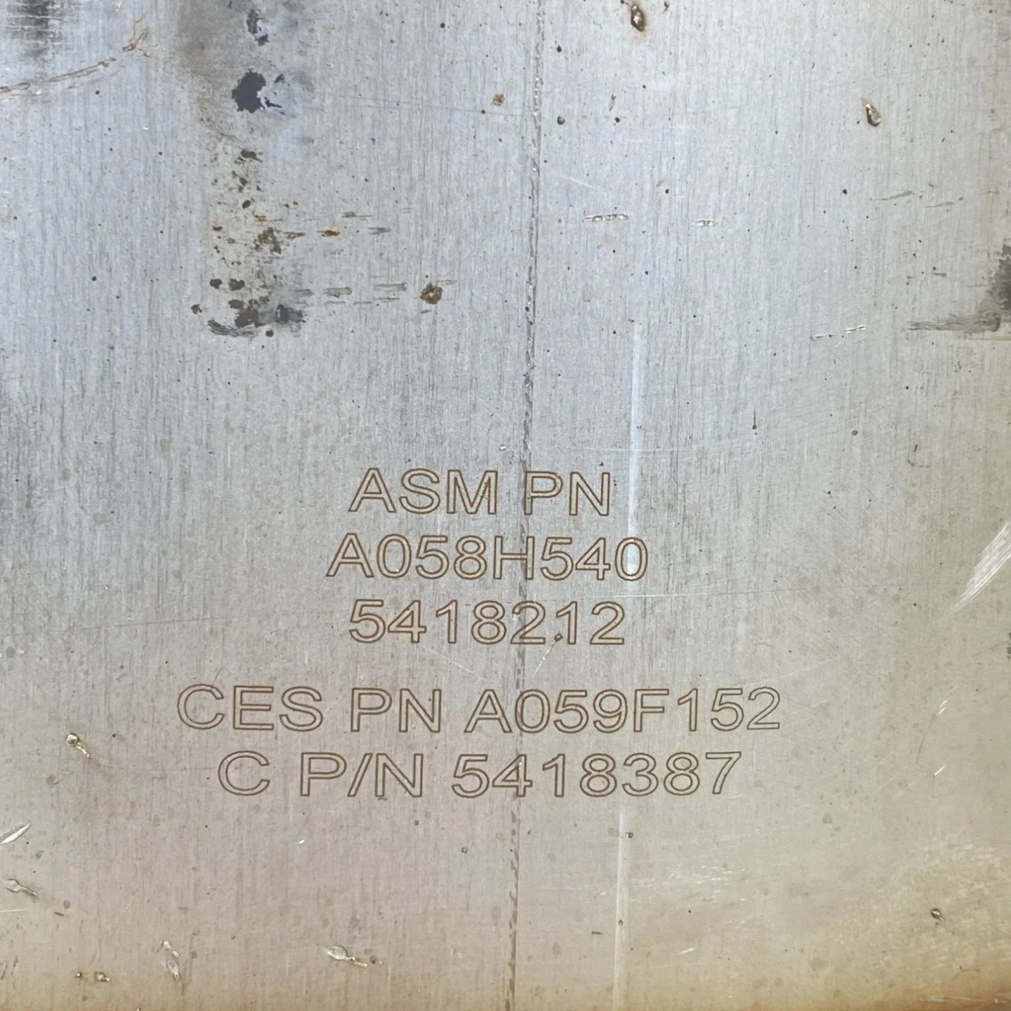 5418387NX Genuine Cummins Aftertreatment Device