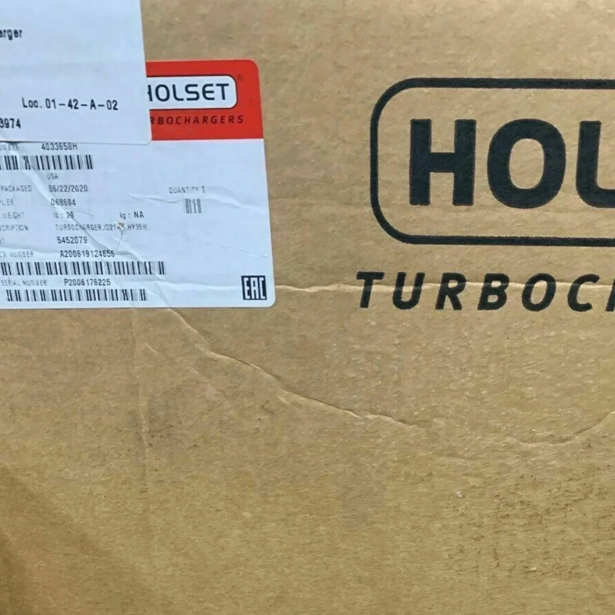 5452079 Genuine Cummins Turbocharger Hy35W