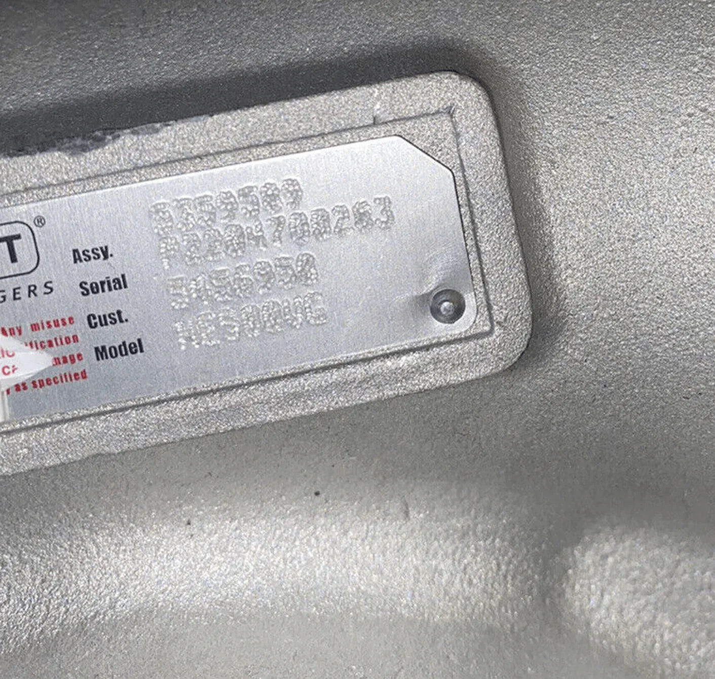 5456950 Oem Cummins Turbocharger He500Vg With Actuator For Cummins Qsx