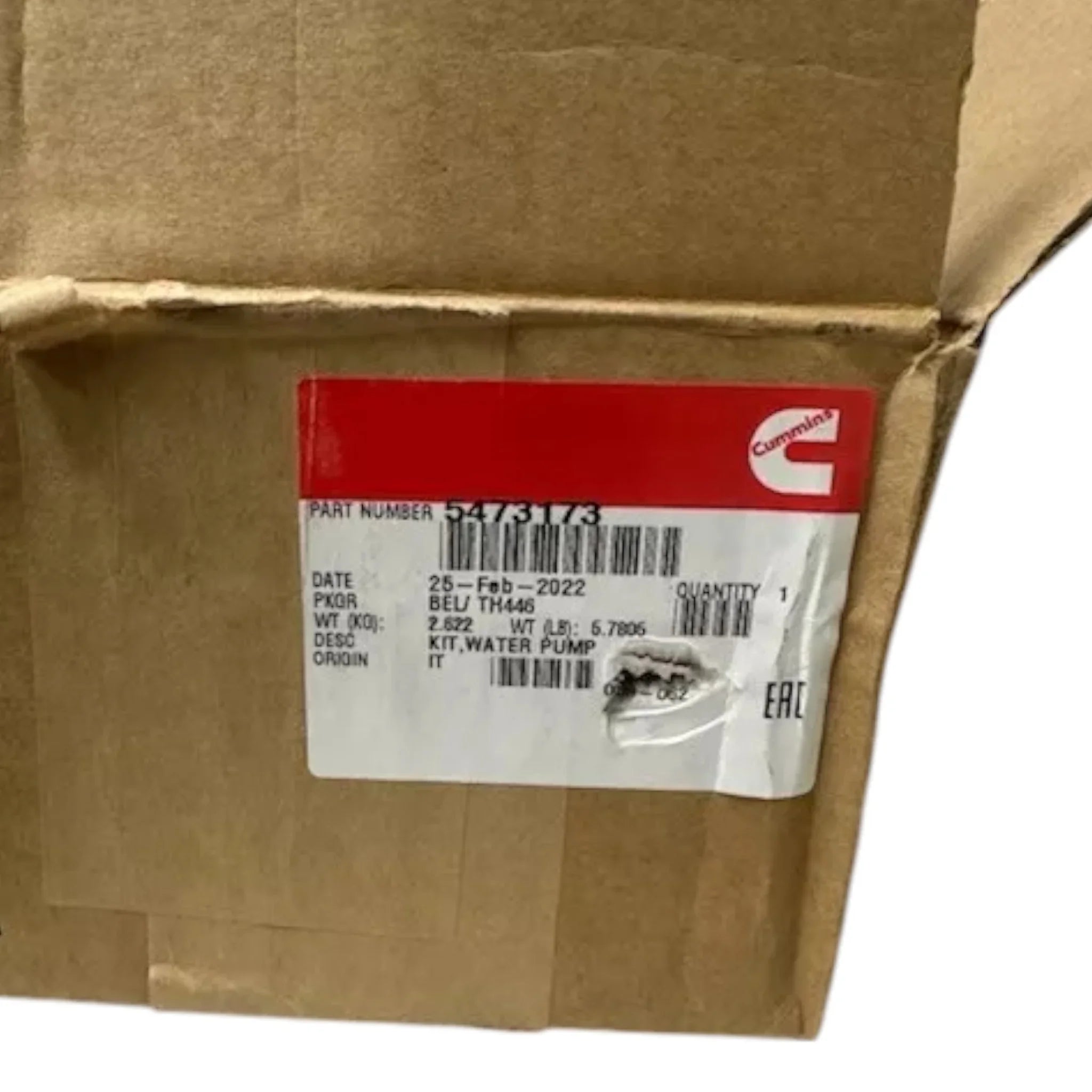 5473173 Genuine Cummins Water Pump Kit