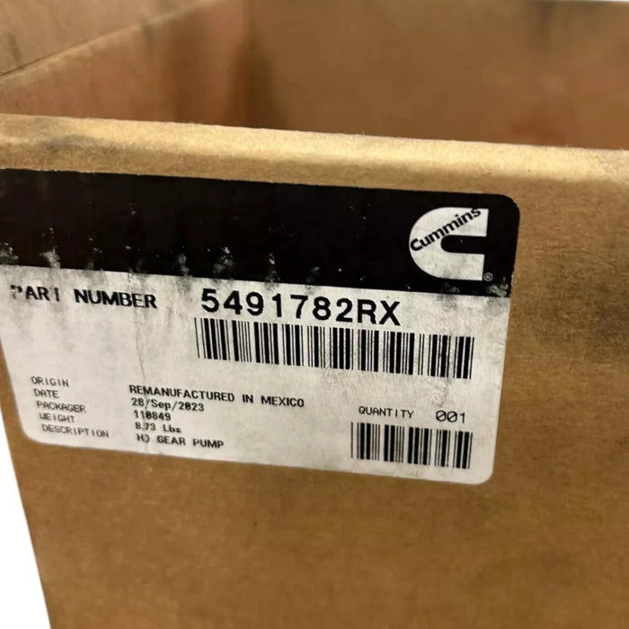 5491782 Genuine Cummins Fuel Pump