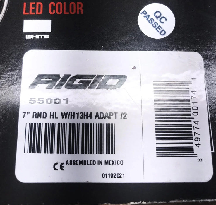 55001 Rigid Industries Round Headlights Set For Jeep 1997- 2006