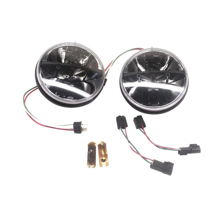 55001 Rigid Industries Round Headlights Set For Jeep 1997- 2006