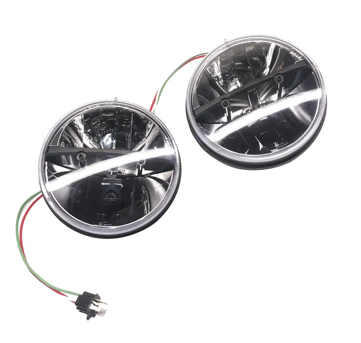 55001 Rigid Industries Round Headlights Set For Jeep 1997- 2006