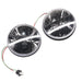 55001 Rigid Industries Round Headlights Set For Jeep 1997- 2006