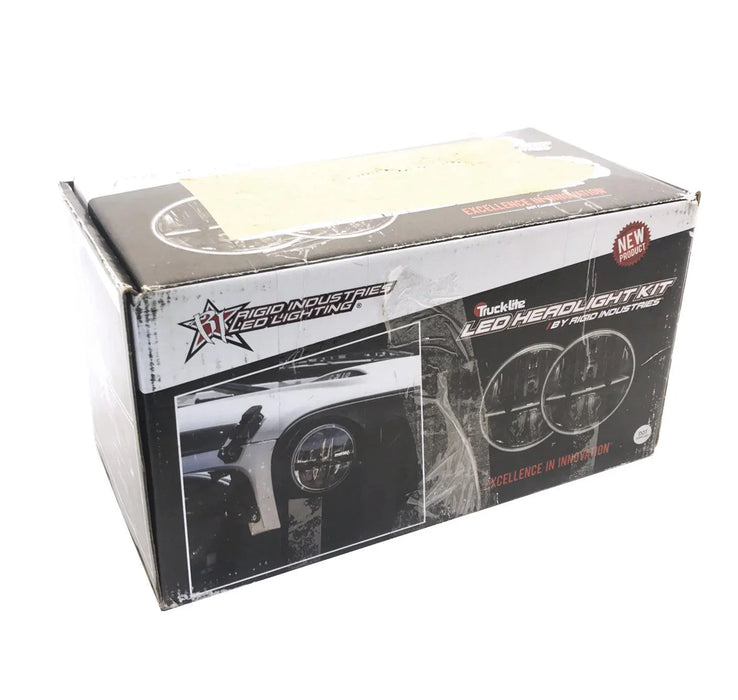 55001 Rigid Industries Round Headlights Set For Jeep 1997- 2006