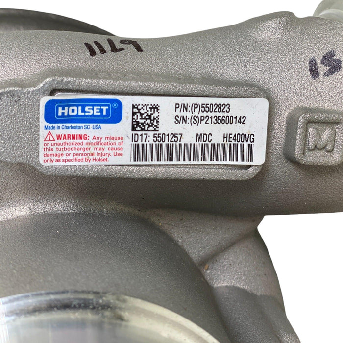 5502823 Genuine Cummins Turbocharger HE400VG