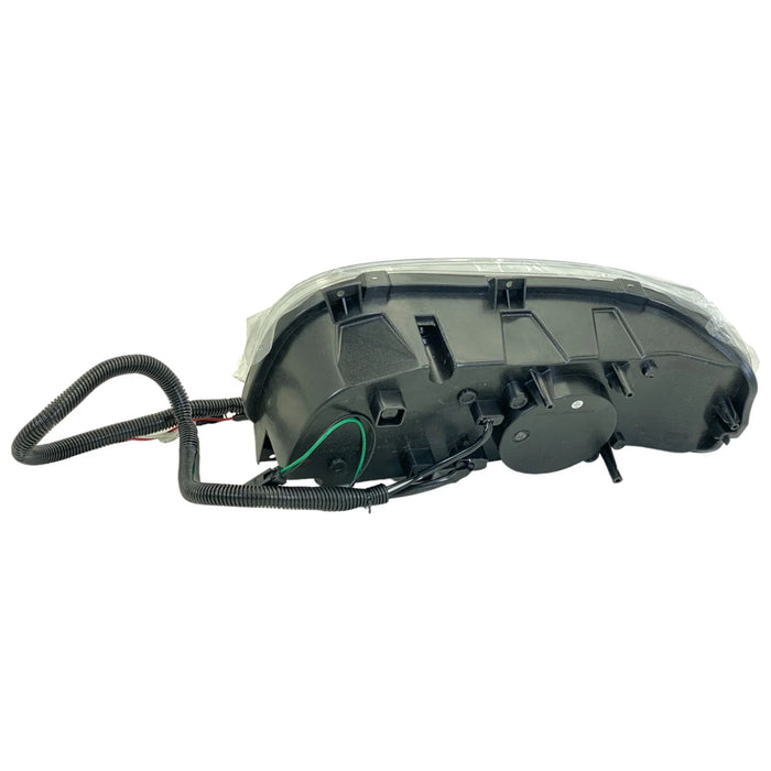 55661 Raney'S Right Blackout Projector Headlight With Halo Ring For Peterbilt