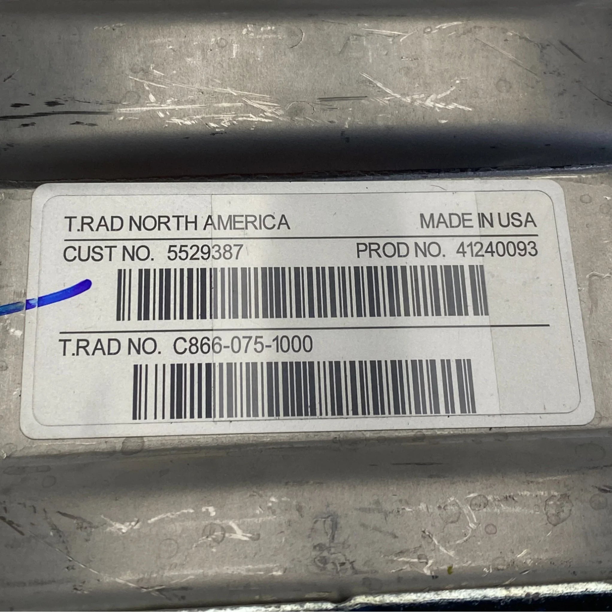 5566897 Genuine Cummins EGR Exhaust Gas Recirculation Cooler — ADVANCED ...