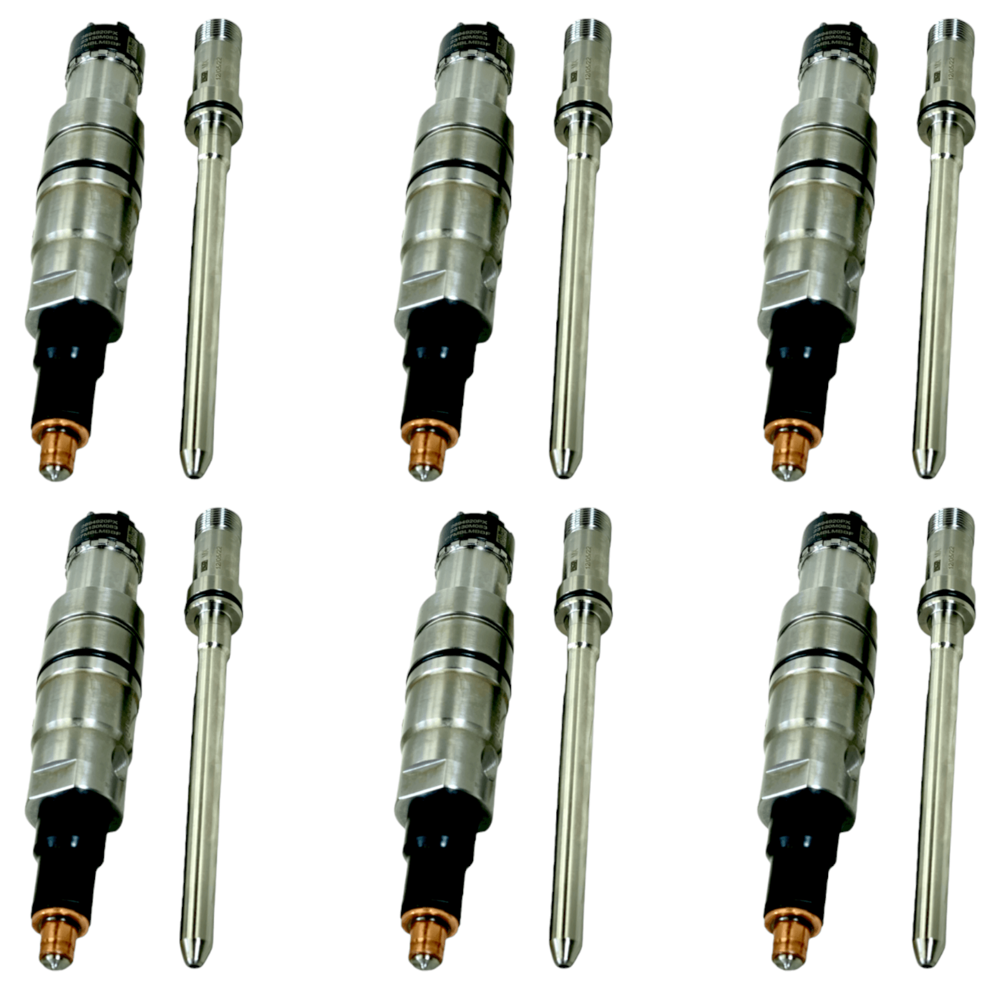 5579415 Oem Cummins Fuel Injectors Set Of Six 6 For Xpi Fuel Systems On Epa10 Automotive 15L Isx/Qsx - ADVANCED TRUCK PARTS
