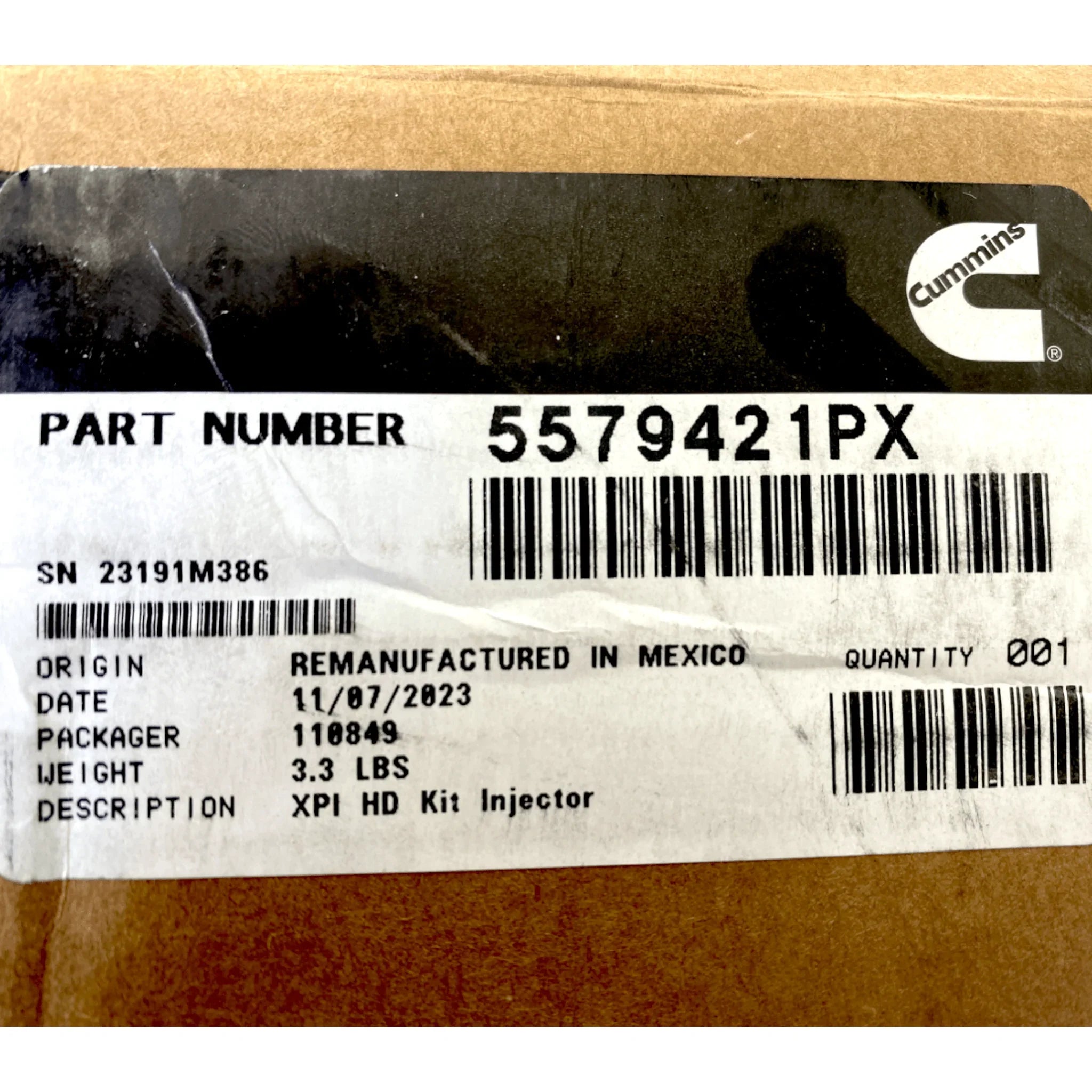 5579421Px Genuine Cummins Injector Kit For Cummins Isx15