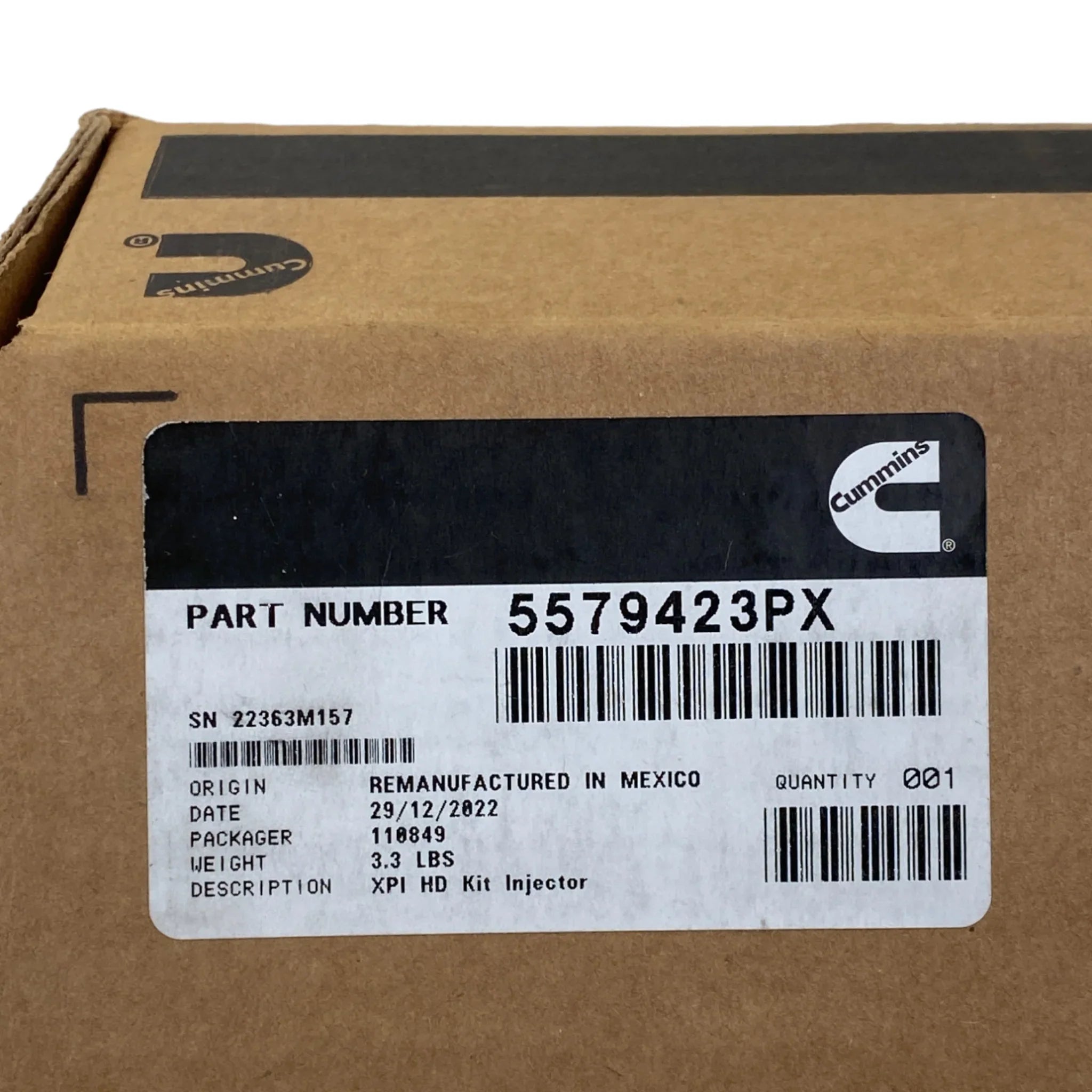 5579423PX Genuine Cummins Fuel Injector