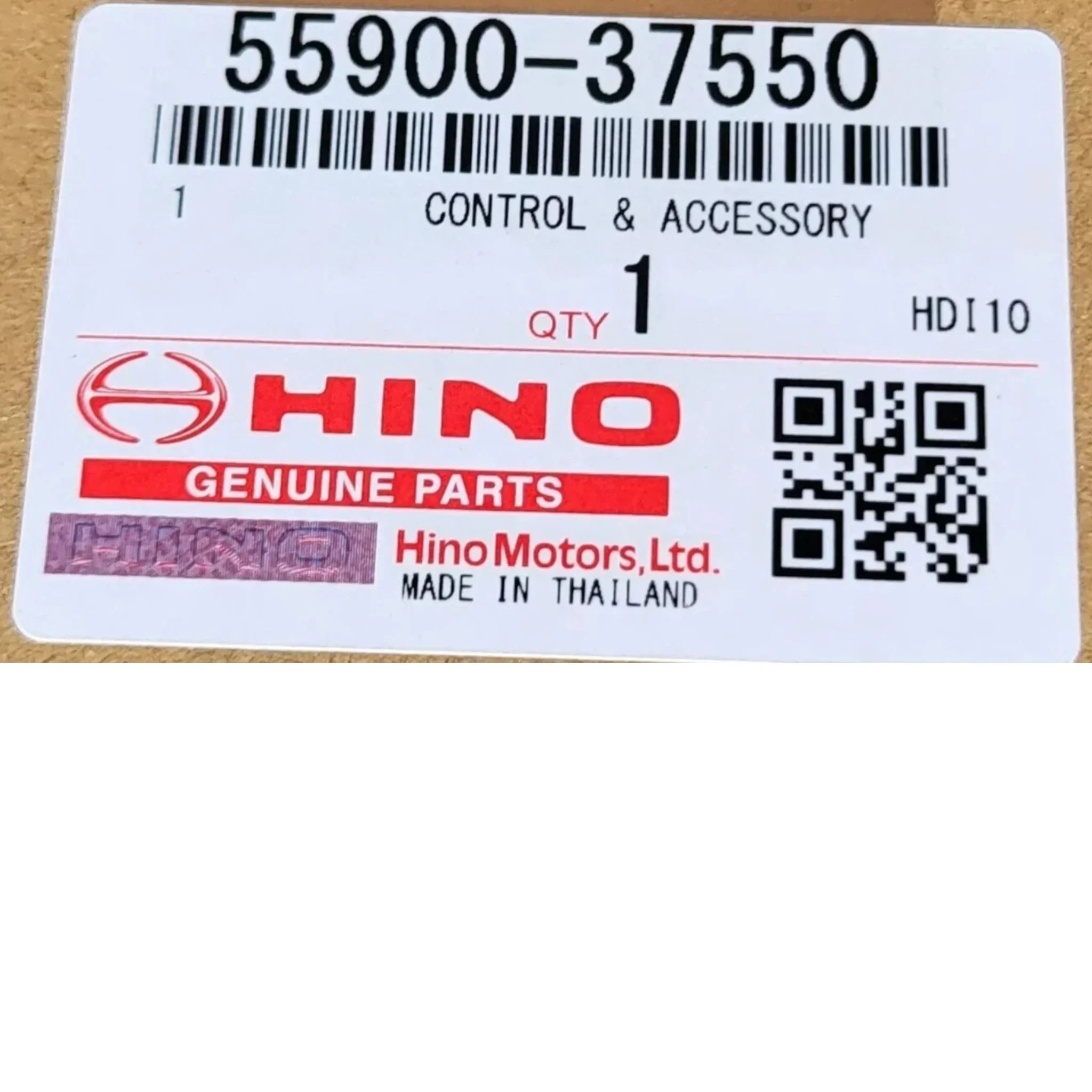 55900-37550 Genuine Hino Hvac A/C Heater Control Assembly
