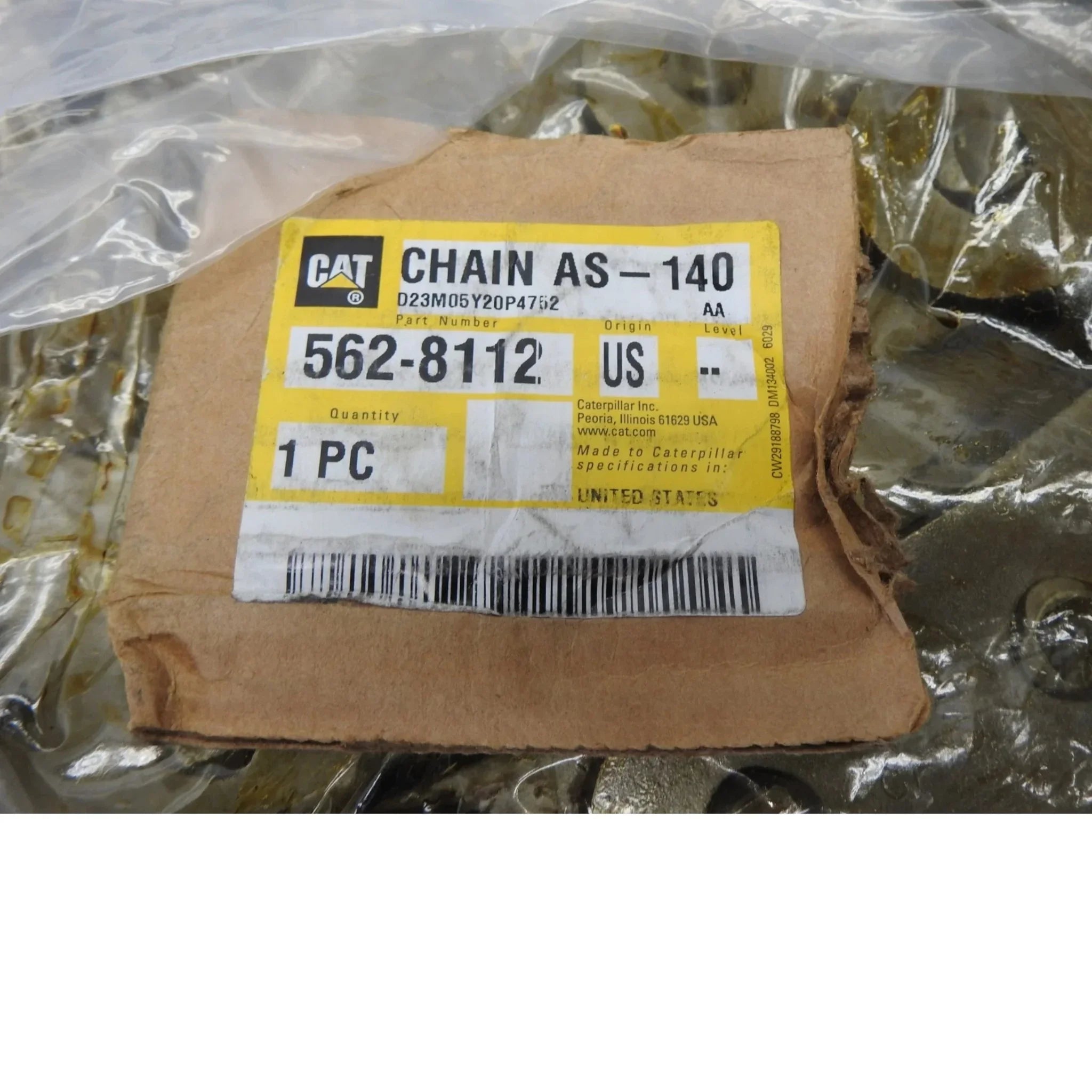 5628112 CAT 140S Roller 27 Links Drive Chain