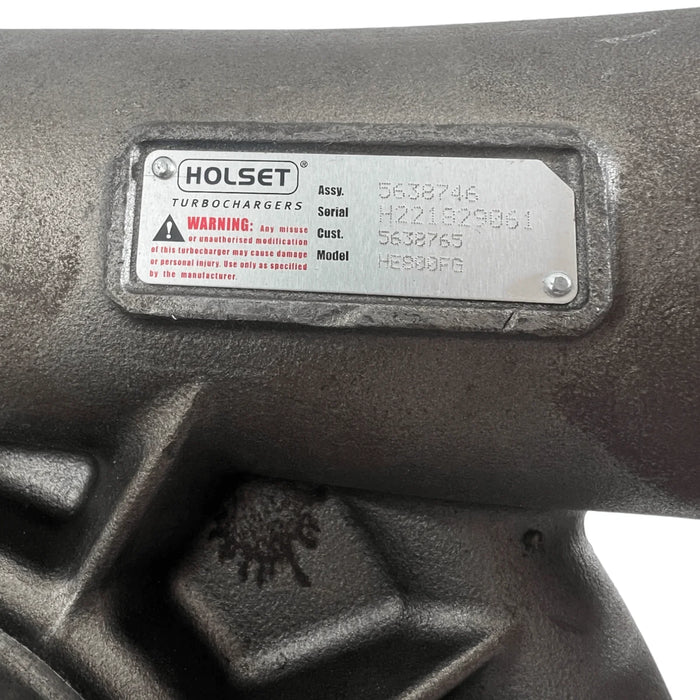 5638746 Genuine Cummins Turbocharger He800Fg