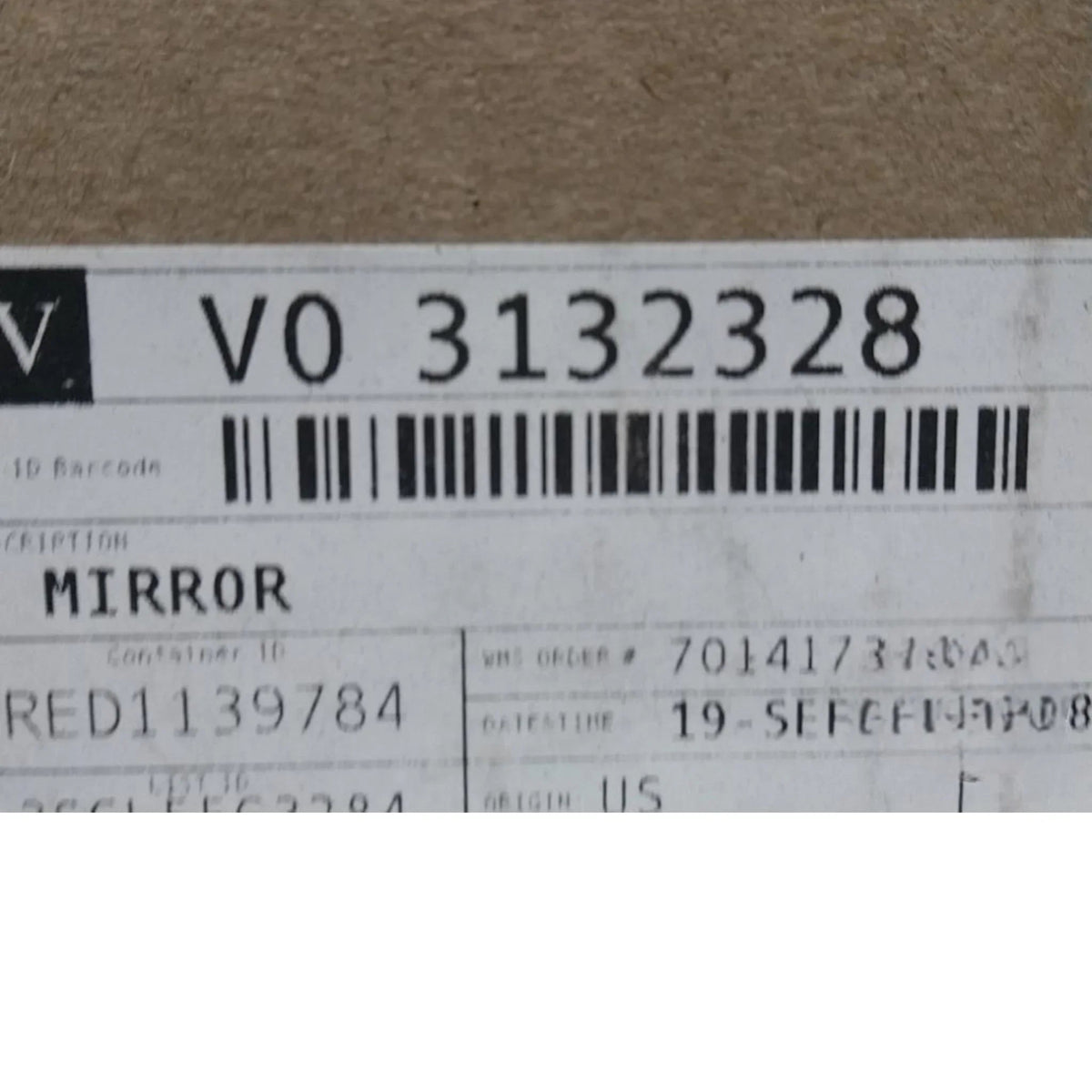 3132328 Genuine Mack Mirror - Truck To Trailer