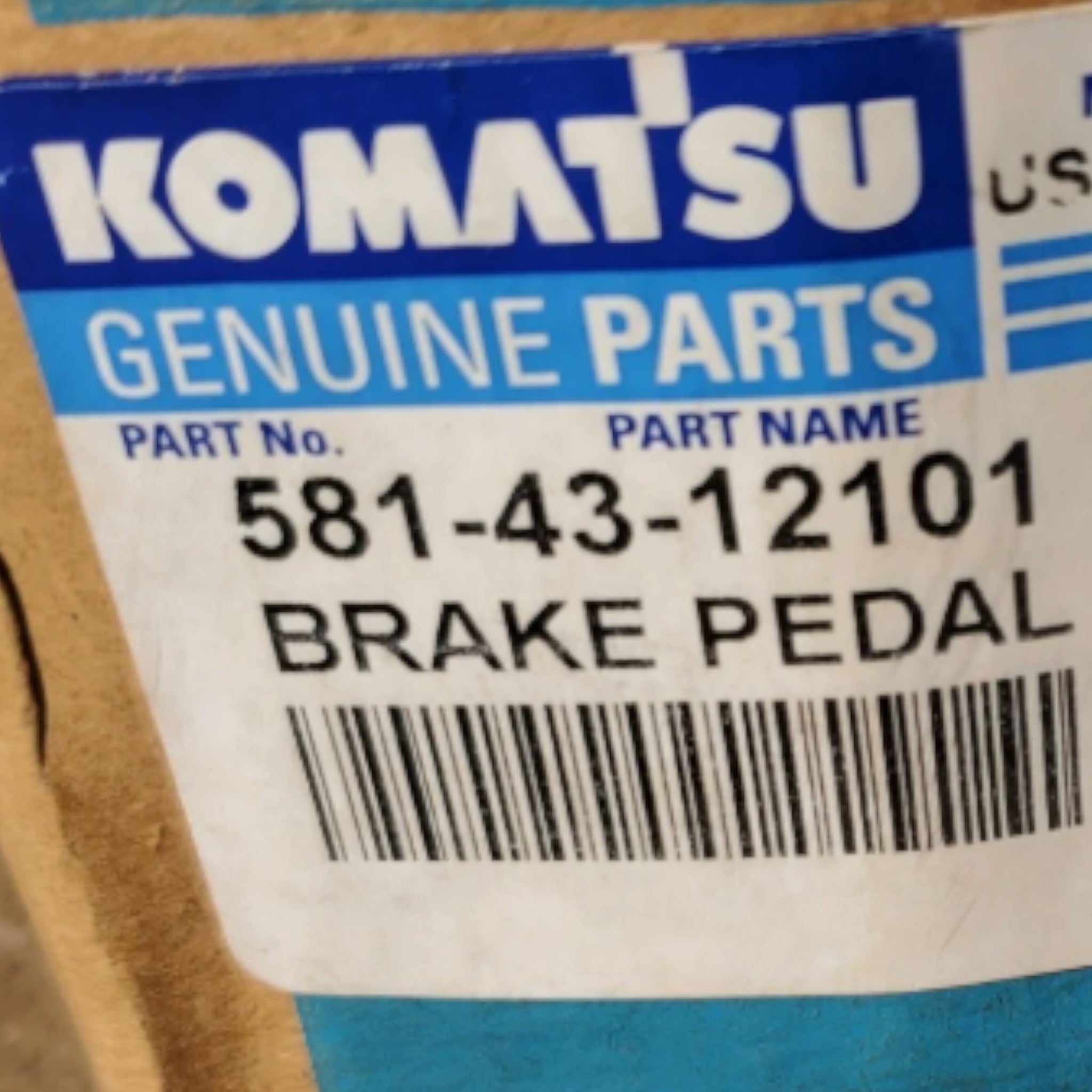 581-43-12101 Komatsu Brake Pedal