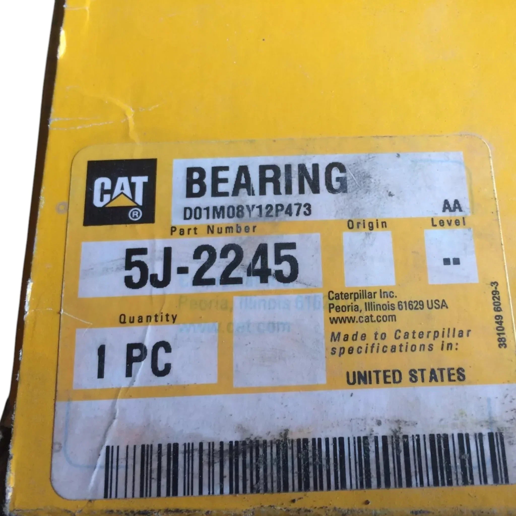 5J2245 CAT Hoist Cylinder Bearing