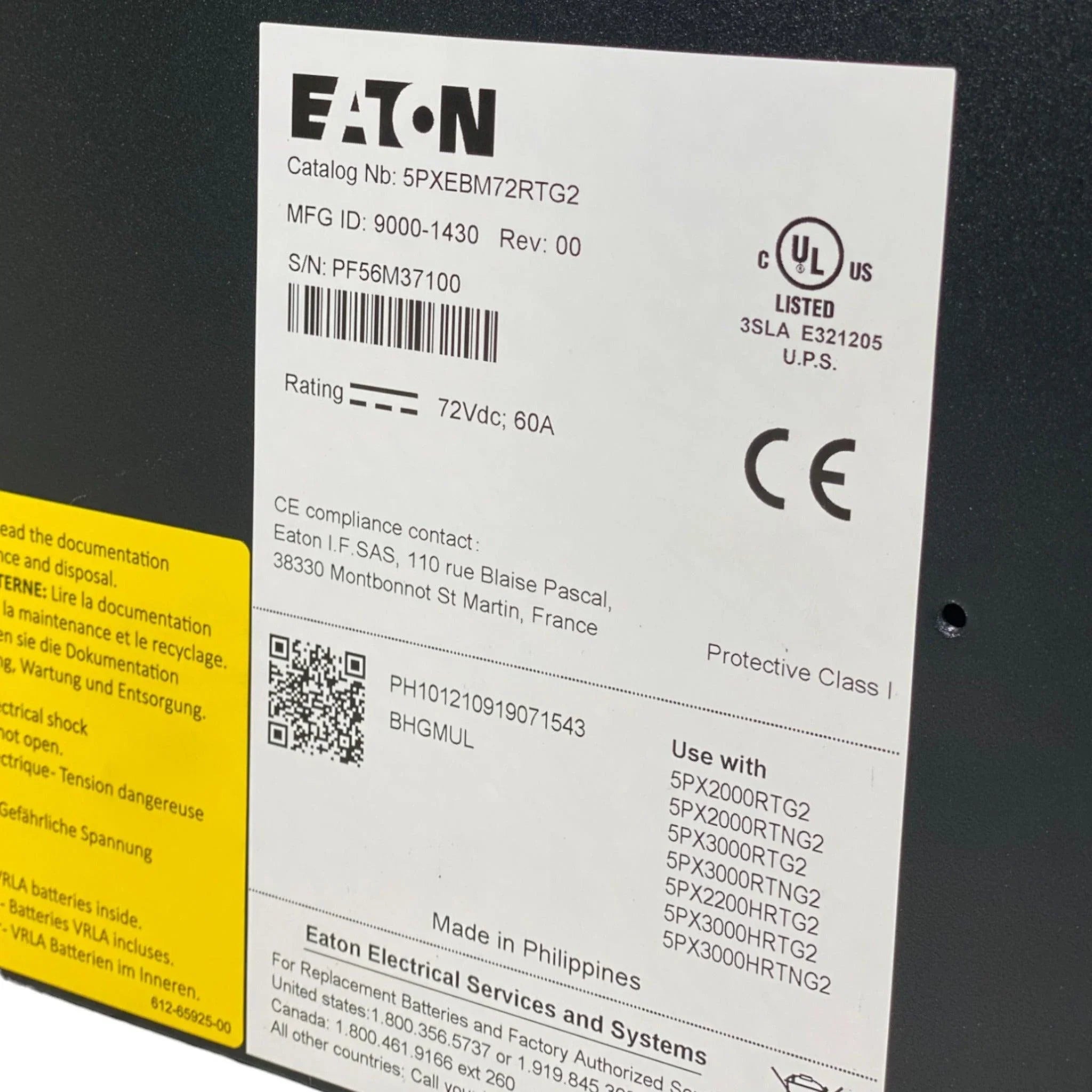 5PXEBM72RTG2 Genuine Eaton EBM Extended Battery Module 5PX G2