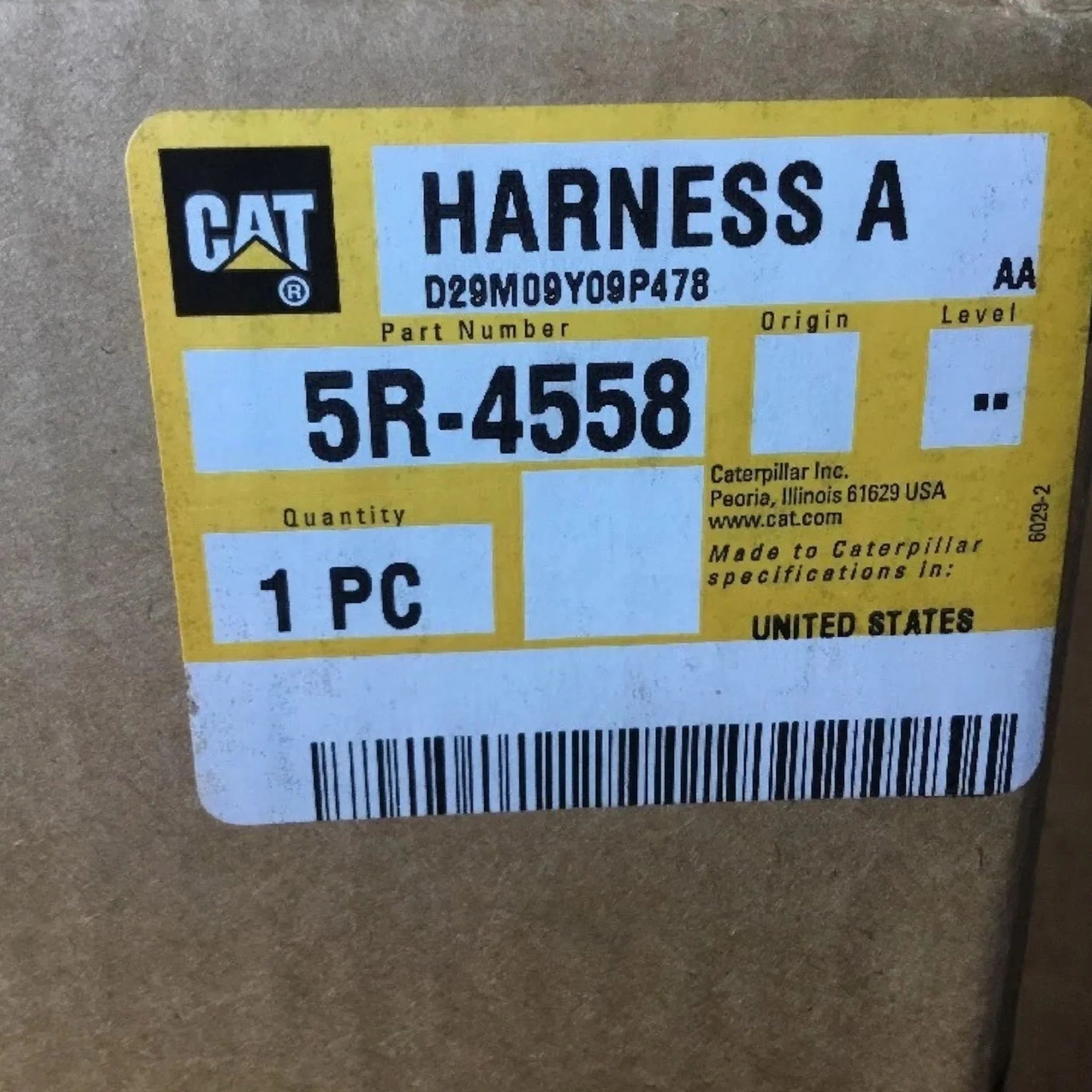 5R4558 Caterpillar Harness A