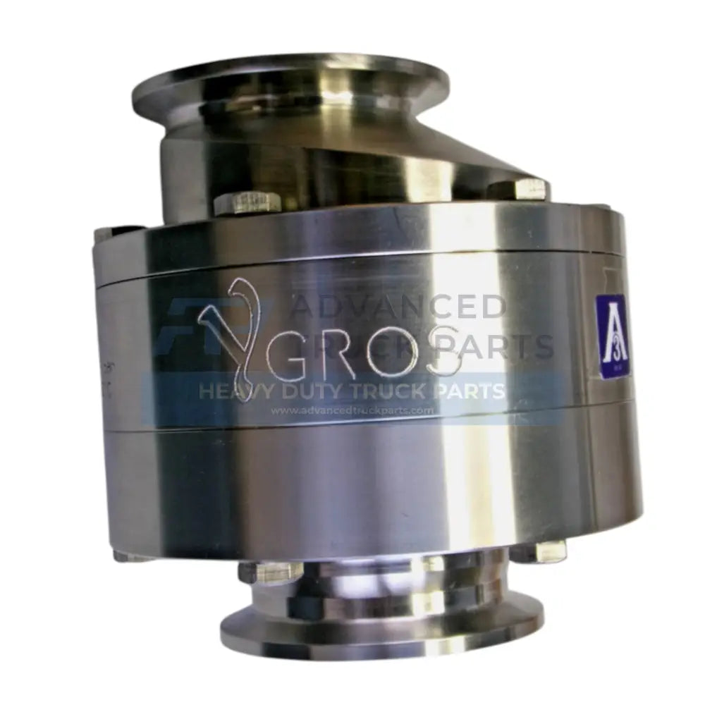 EDF-3A-H-CL-2.0-V-316 Ygros Horizontal EDF Springless Eccentric 3A Stainless Tri-Clamp Check Valve