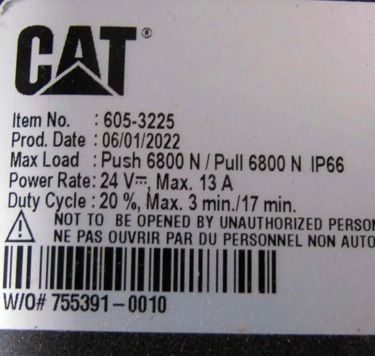 605-3225 Genuine Cat Actuator As