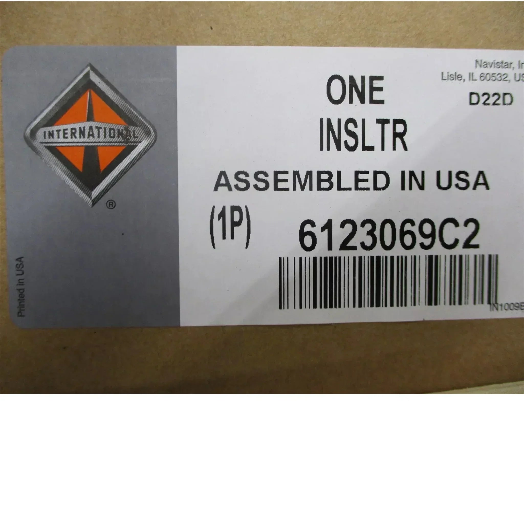 6123069C3 International Insulator Sound Deadener Oil Pan Cover Assembly