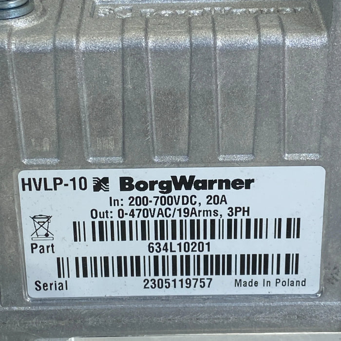 634L10201 Borg Warner ALPHA HVLP-10 Air Cooled AC Controller 700VDC Up to 10kW