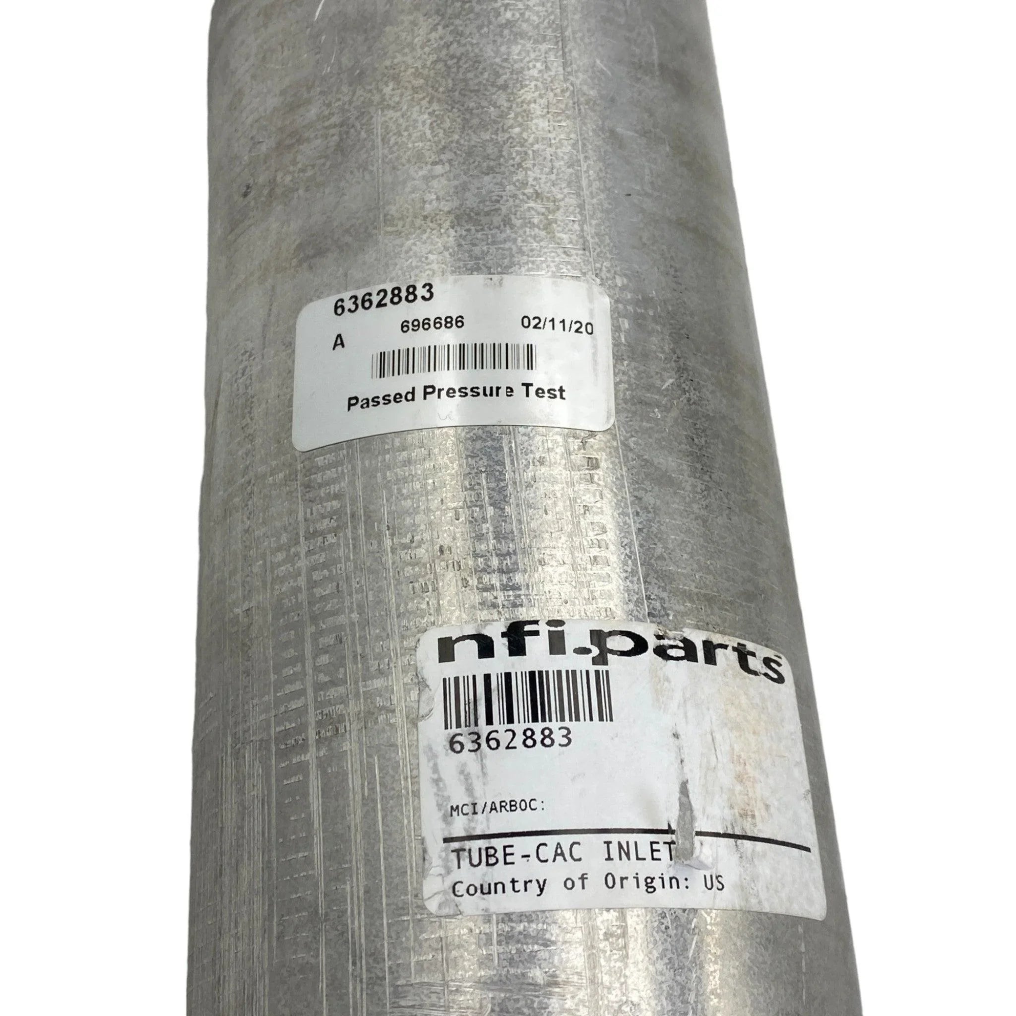 6362883 Genuine Paccar CAC Inlet Tube 3.8inch