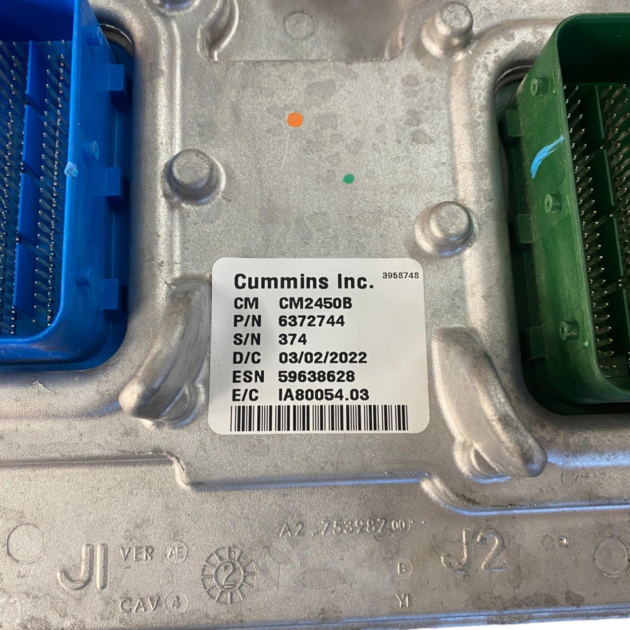 6372744 Genuine Cummins Ecm Engine Control Module