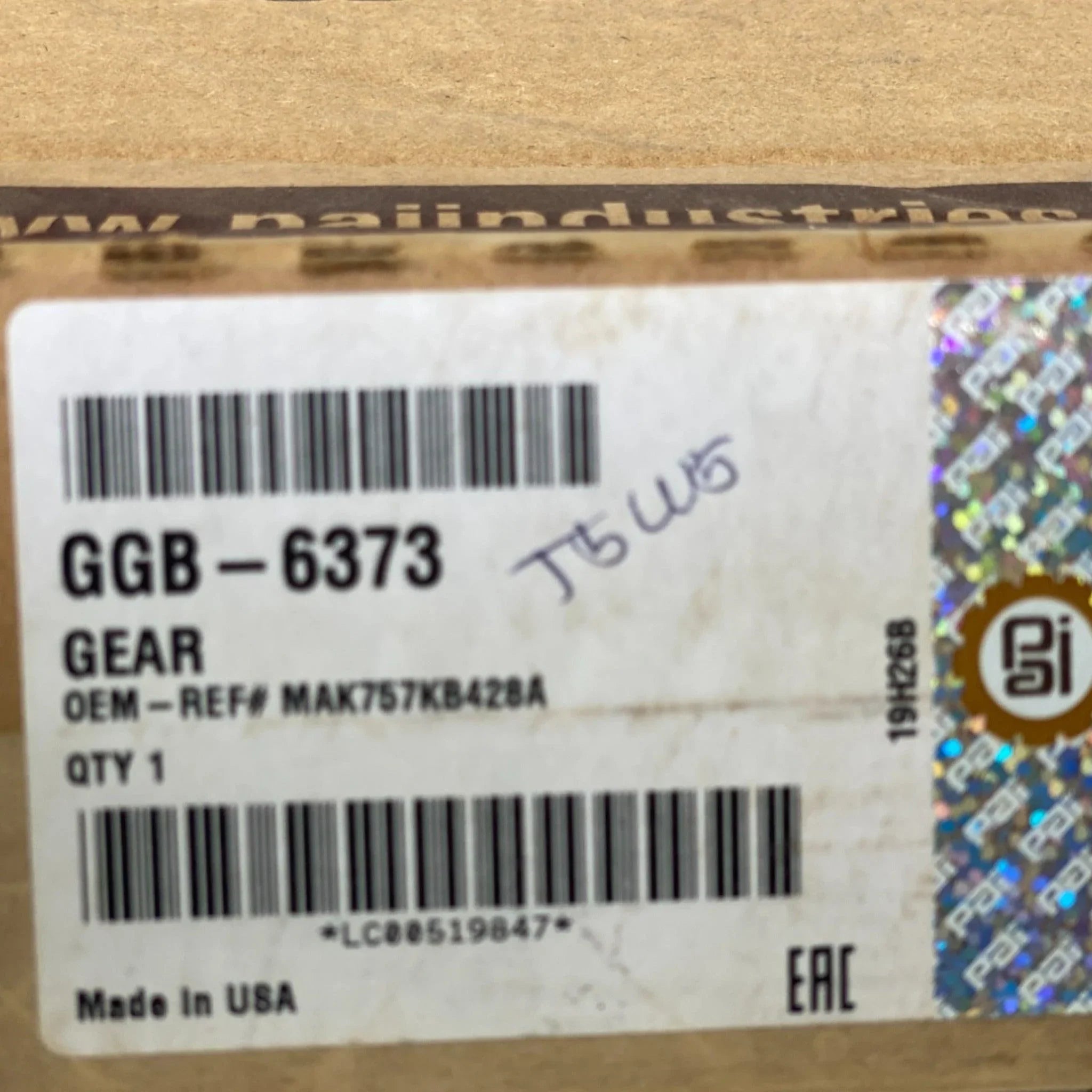 6373 757Kb428A Pai Mack Transmission Countershaft Counter Shaft Gear 4Th 8Th