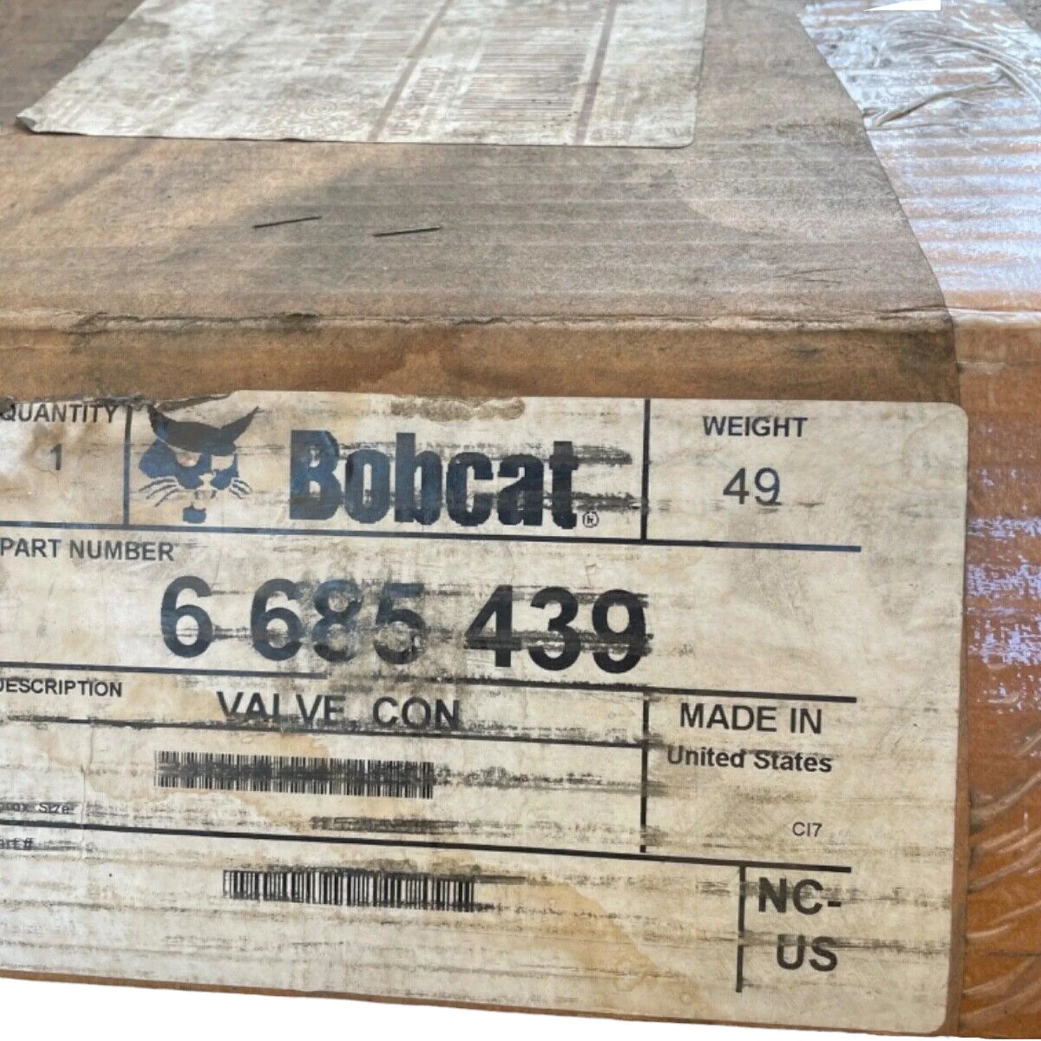 6 685 439 Genuine Bobcat Control Valve