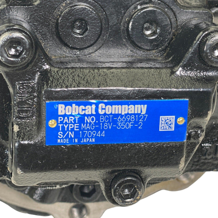 6698127 Genuine Bobcat Hydraulic Travel Motor - ADVANCED TRUCK PARTS