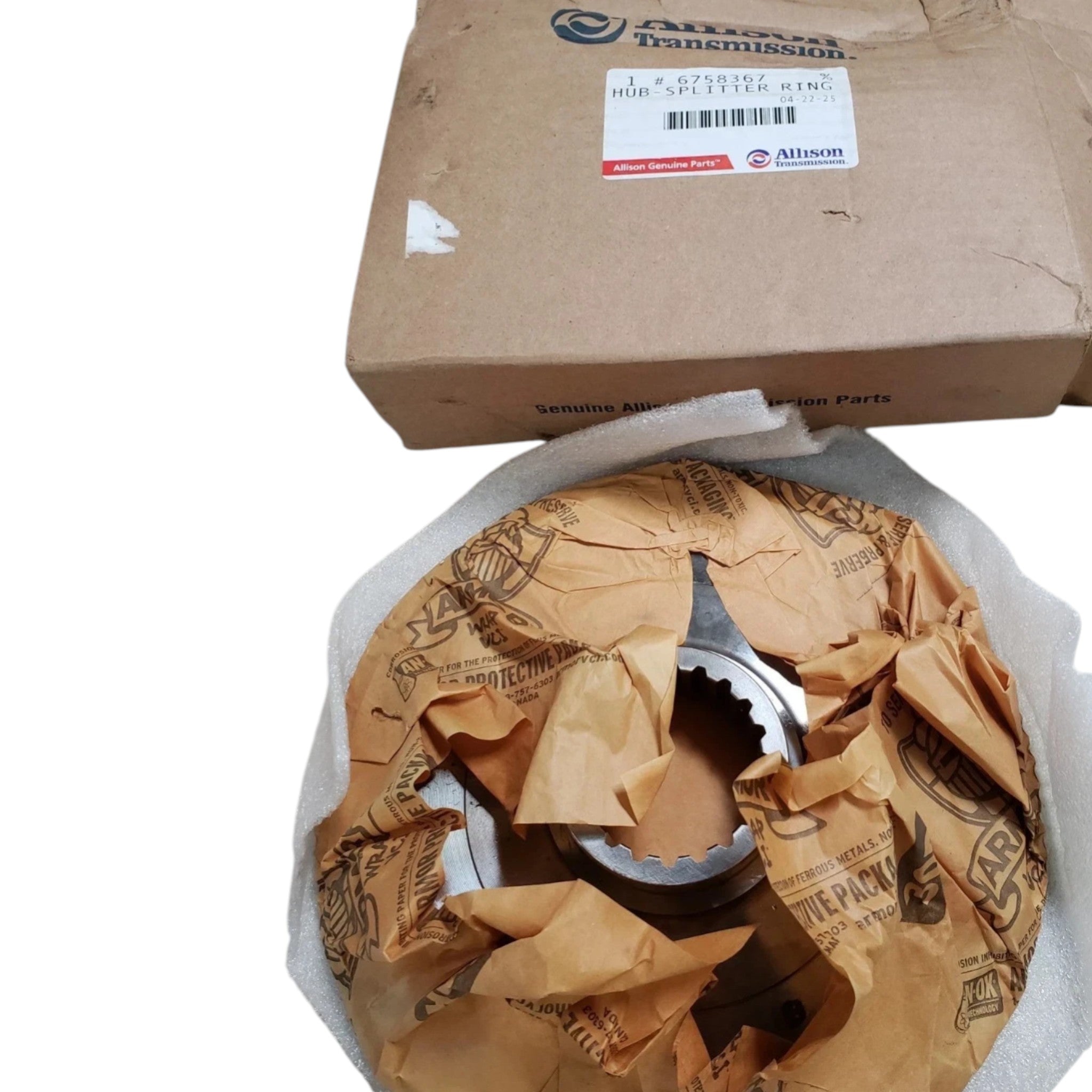 6758367 Genuine Allison High Range Ring Gear Hub