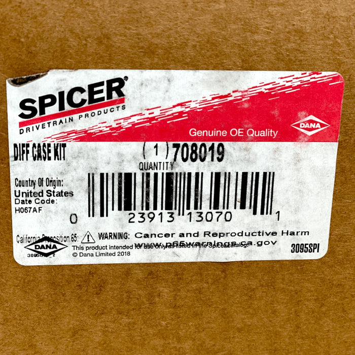 708022 Genuine Dana Spicer Differential Carrier