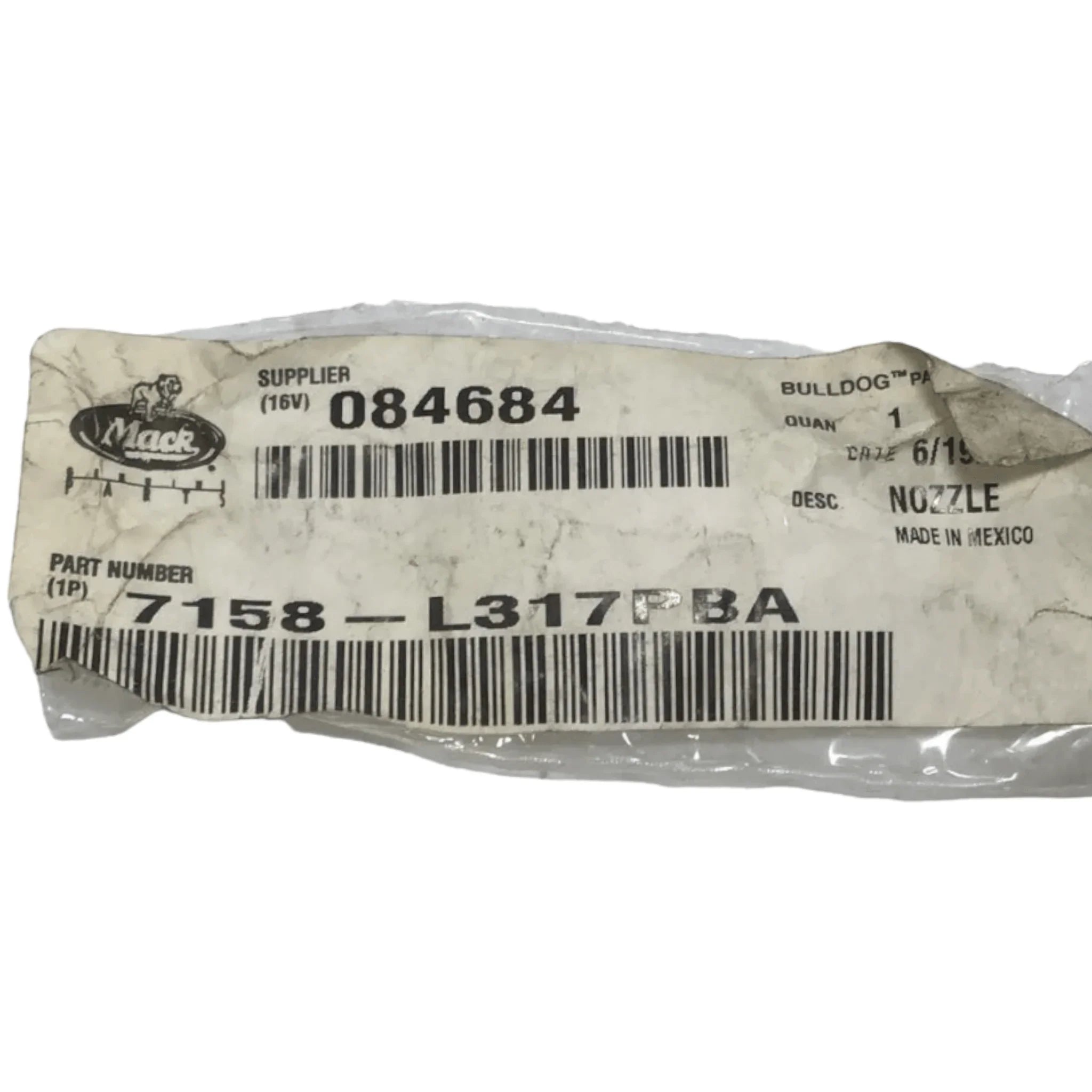 7158-L317PBA Genuine Volvo Nozzle - Truck To Trailer