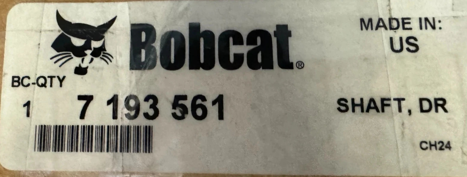 7193561 Genuine Bobcat Auger Drive Shaft