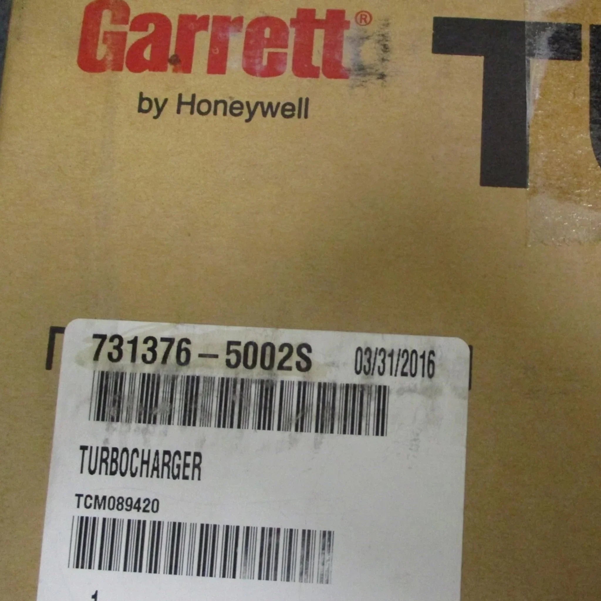 731376-5002S Genuine Garrett Turbocharger