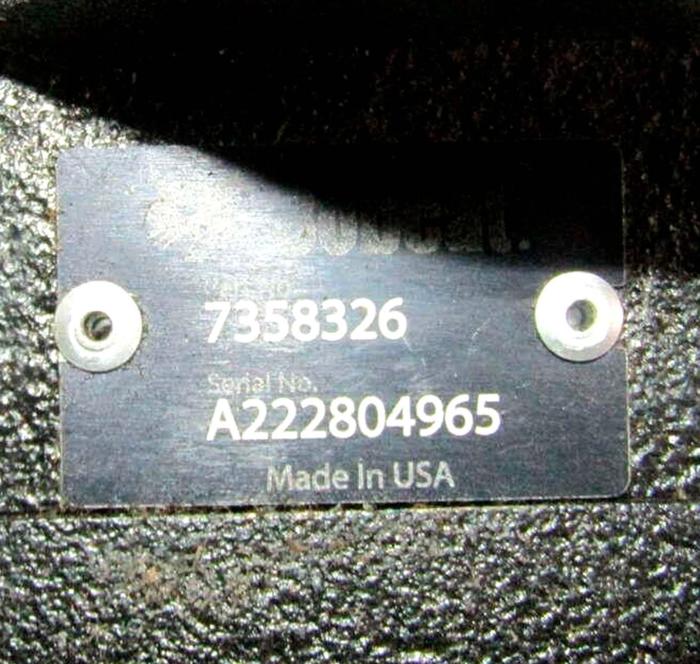 7358326 Genuine Bobcat High Flow Pump