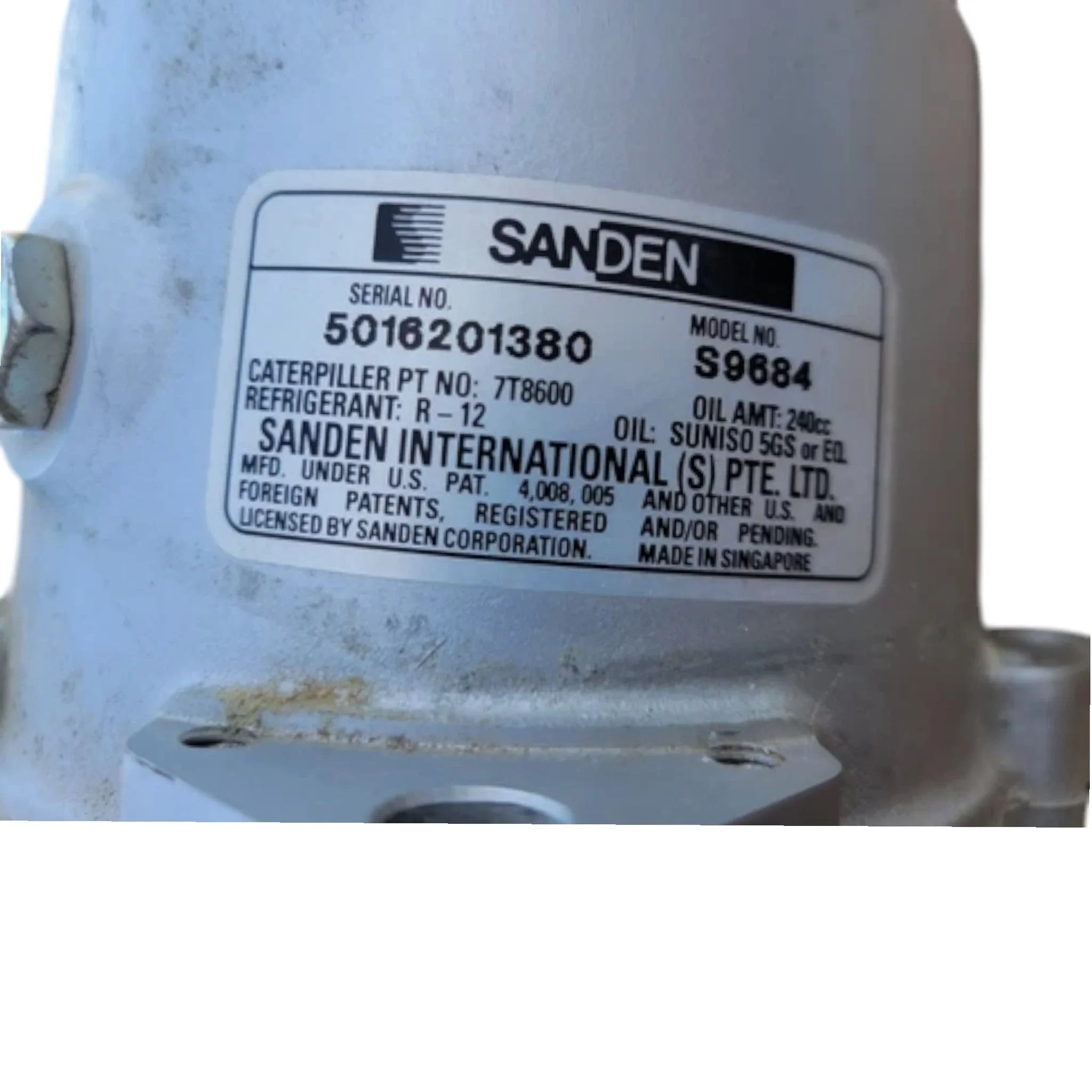 7T-8600 CAT Refrigerant Compressor