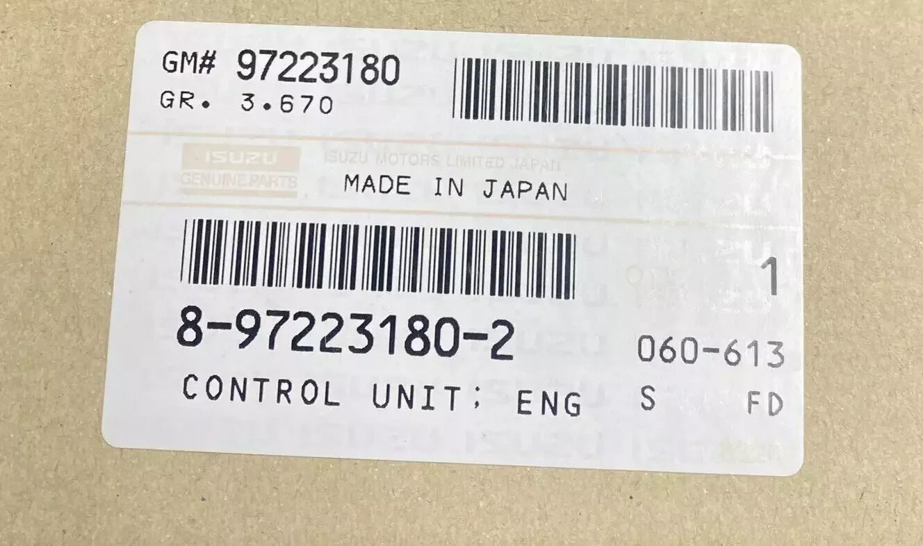 8-97223-180-2 Genuine Isuzu Control Unit