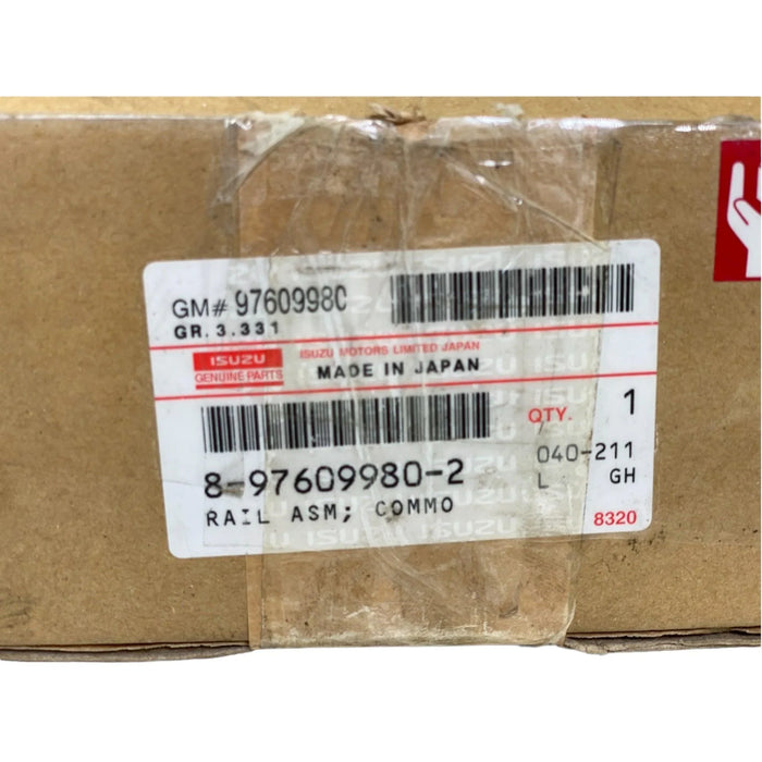 8-97609980-2 Genuine Isuzu Common Rail Assembly For Isuzu / Hino / Mitsubishi