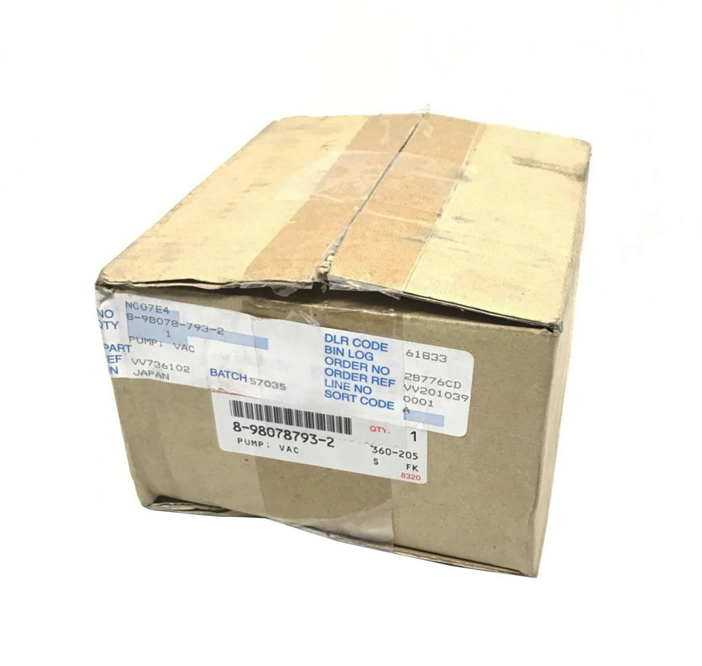 8-98078-792-2 Genuine Isuzu Vacuum Pump For Isuzu Npr Nqr