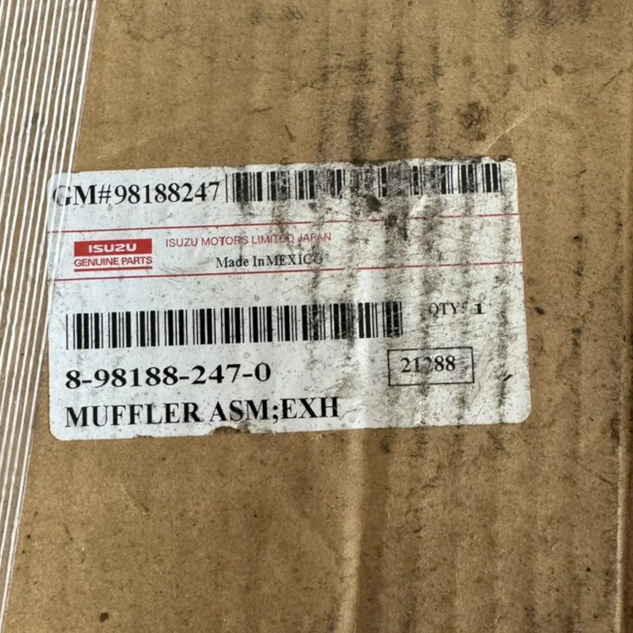8-98188-247-0 Genuine Isuzu Muffler