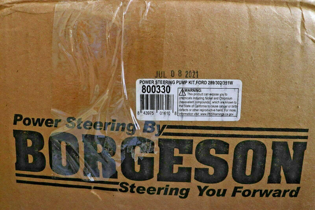 800330 Borgeson Universal Power Steering Pump Kit