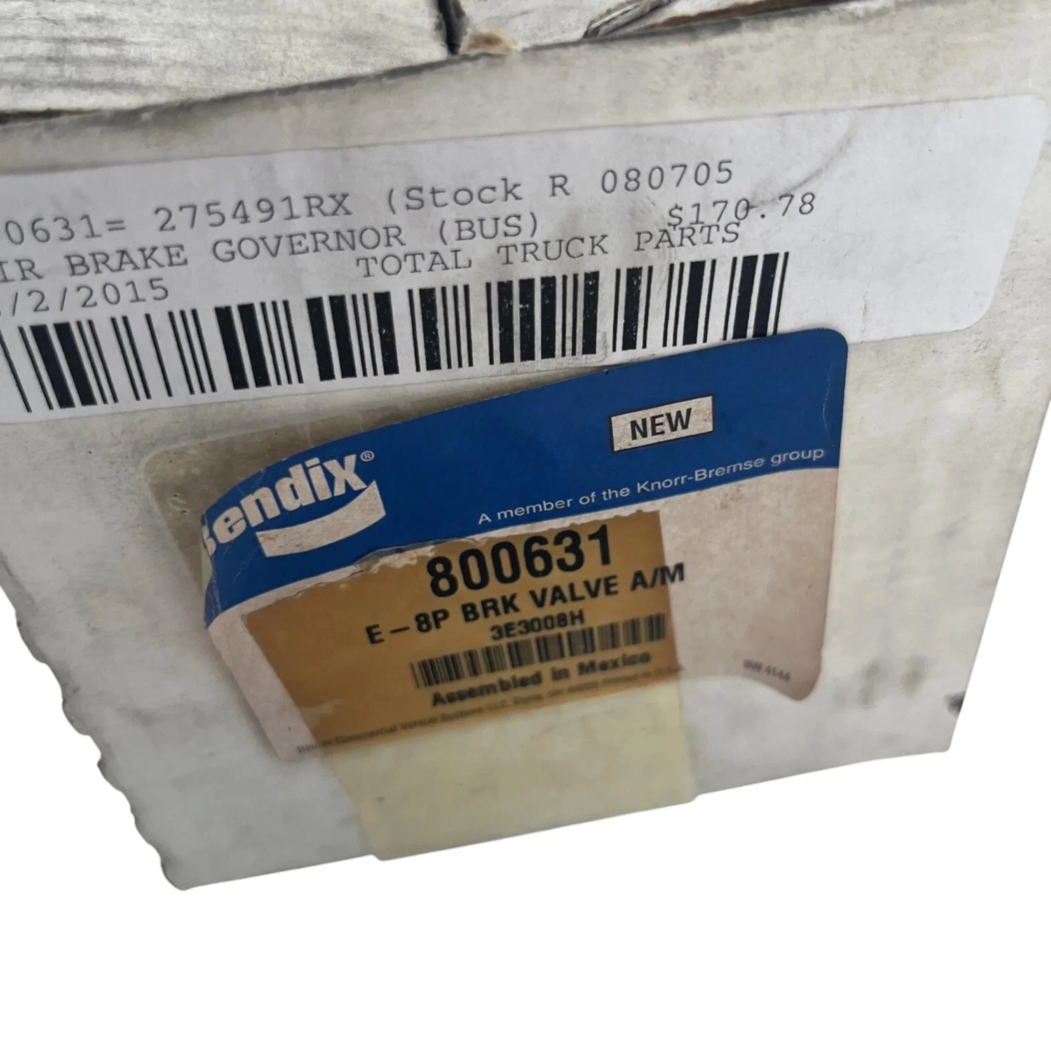 BW 800631 Genuine Bendix Air Brake Foot Valve