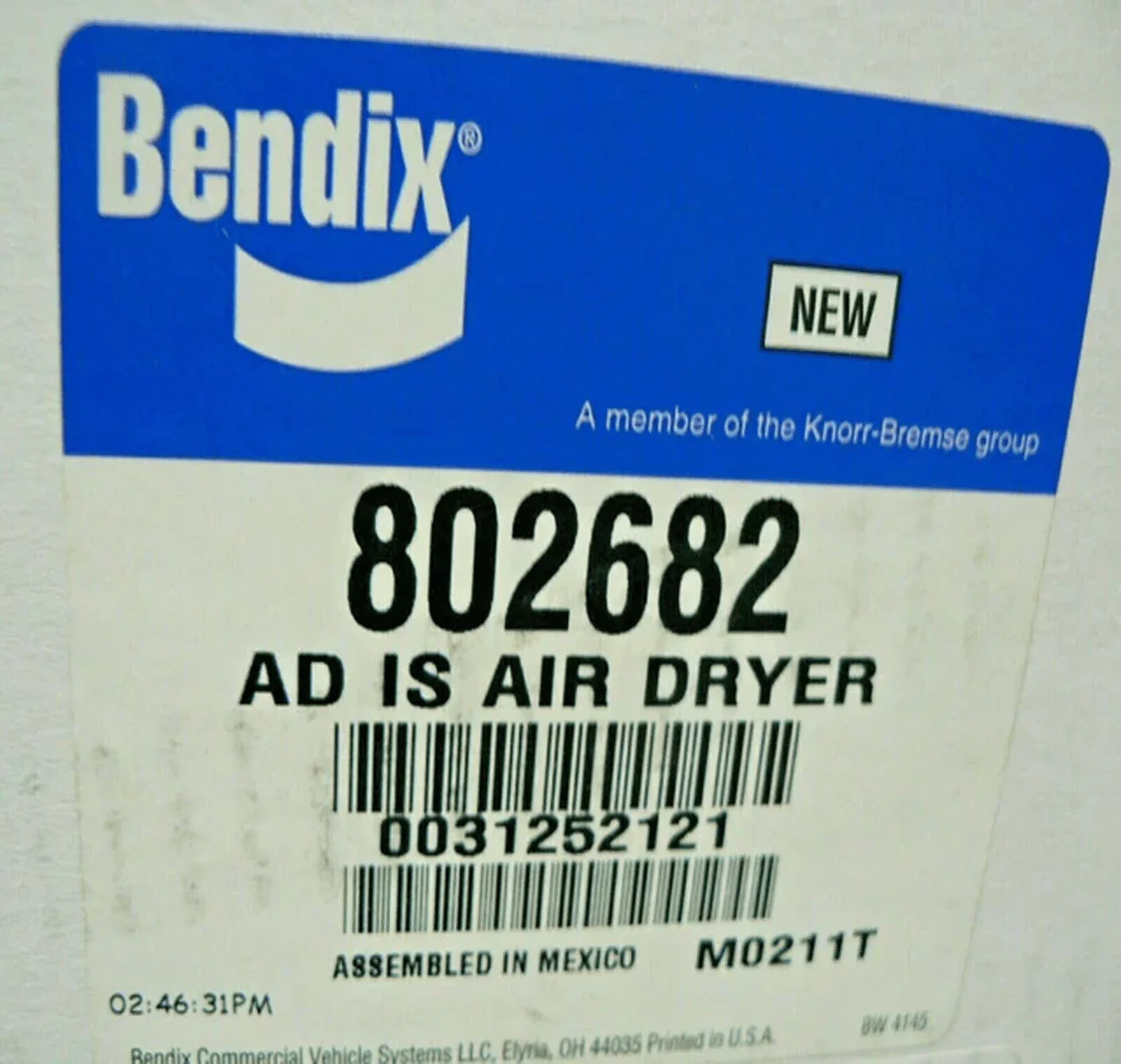 802682 Genuine Bendix Ad-Is Air Brake Dryer