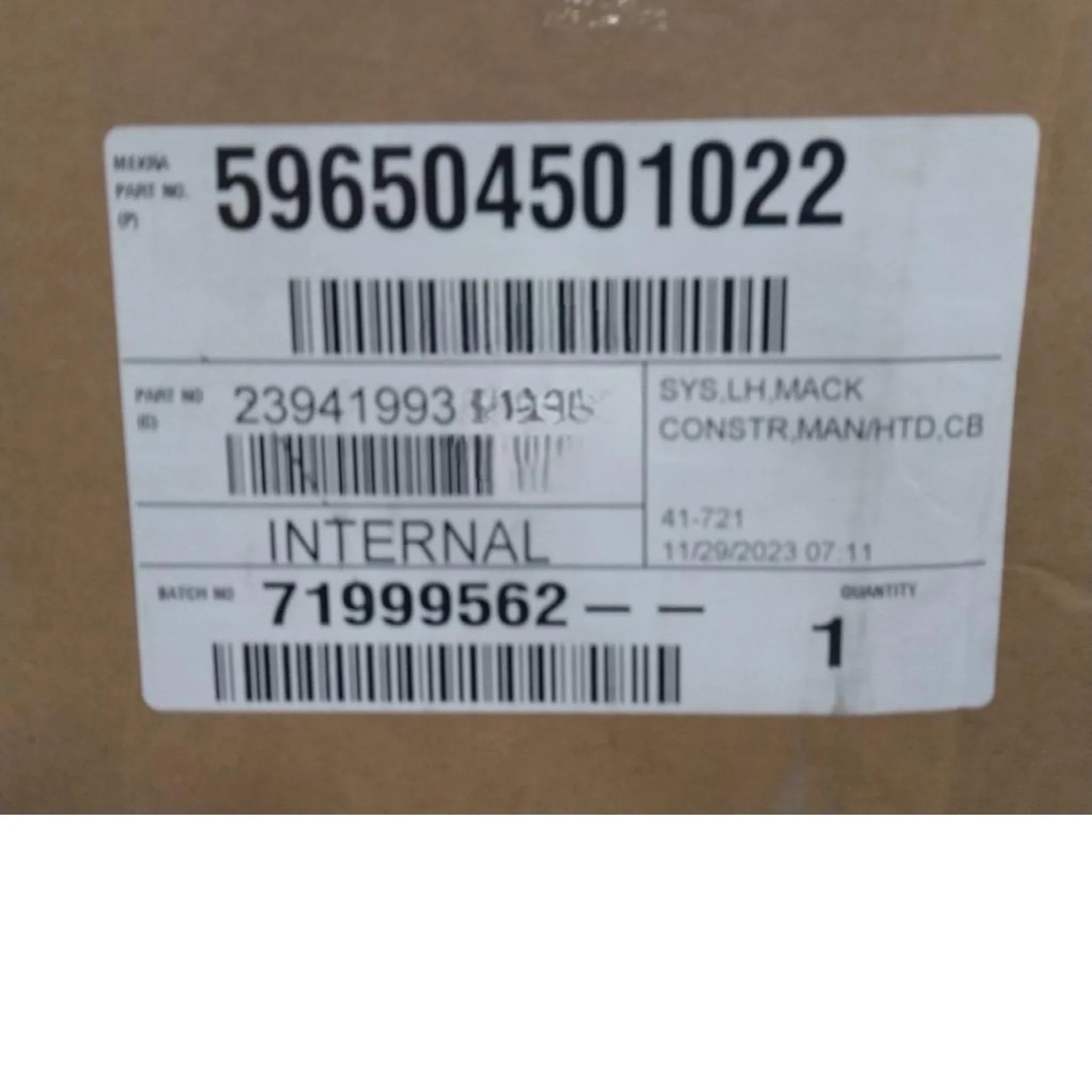 23941993 Genuine Volvo Mirror - Truck To Trailer