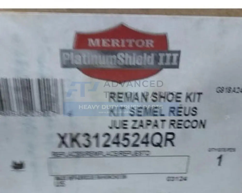 8235-XK3124524QR Genuine Mack Q Brake Shoe 5’’